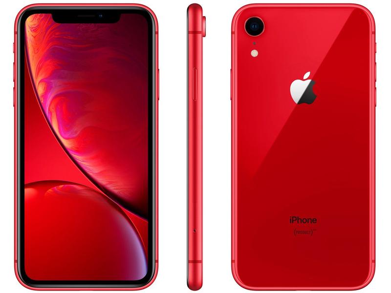 iPhone XR Apple 128GB (PRODUCT)RED 6,1” 12MP iO - iPhone